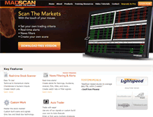 Tablet Screenshot of madscan.com